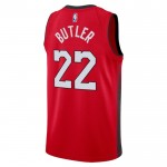 Maillot NBA Miami Heat Jimmy Butler Nike 2024-25 City Edition Rouge Swingman - Homme